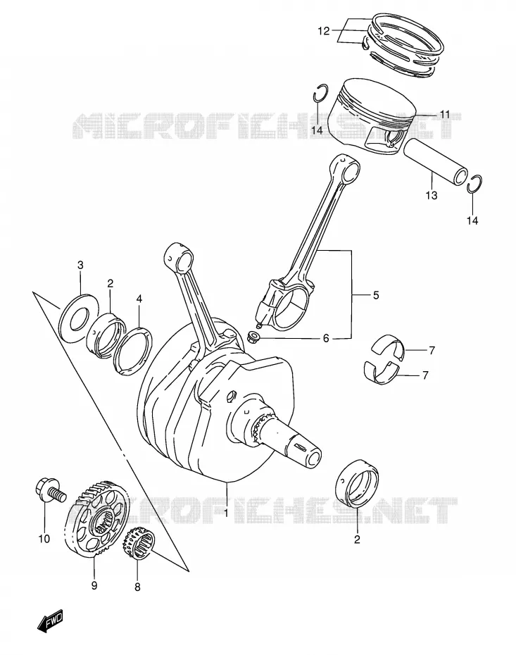 VILEBREQUIN Suzuki MOTO 1500 INTRUDER 2002  VL1500K2(E2)