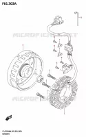 ALLUMAGE ROTOR   STATOR pour Suzuki KINGQUAD 750 2024