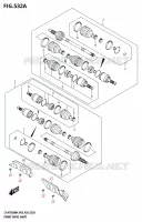 CARDAN AVANT pour Suzuki KINGQUAD 750 2024