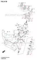 COLONNE DE DIRECTION (LT A750XP) pour Suzuki KINGQUAD 750 2024
