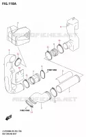 CONDUIT D'ADMISSION CARTER COURROIE pour Suzuki KINGQUAD 750 2024