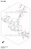 CORPS DE PAPILLON (P03,P28) pour Suzuki KINGQUAD 750 2024