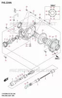 COUPLE CONIQUE (REAR) pour Suzuki KINGQUAD 750 2024