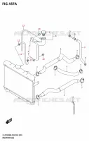 DURITES DE RADIATEUR   VASE D'EXPANSION pour Suzuki KINGQUAD 750 2024