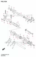 ENSEMBLE DE SELECTION DE VITESSES pour Suzuki KINGQUAD 750 2024