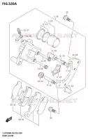 ETRIER DE FREIN AVANT pour Suzuki KINGQUAD 750 2024