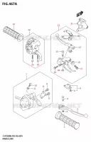 LEVIERS   POIGNEES (LT A750X) pour Suzuki KINGQUAD 750 2024