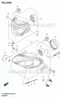 PHARE pour Suzuki KINGQUAD 750 2024