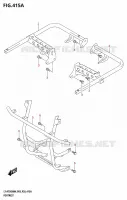 REPOSE PIEDS pour Suzuki KINGQUAD 750 2024