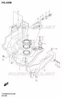 RESERVOIR D'ESSENCE (P33) pour Suzuki KINGQUAD 750 2024