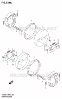 FREIN AVANT pour Suzuki QUADSPORT 90 2025