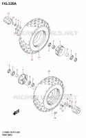 ROUE AVANT pour Suzuki QUADSPORT 90 2025