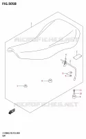 SELLE (P28) pour Suzuki QUADSPORT 90 2025