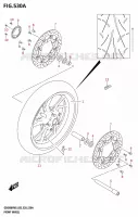 ROUE AVANT pour Suzuki GSX 800 2025
