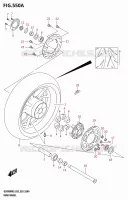 ROUE ARRIERE pour Suzuki GSX 800 2025