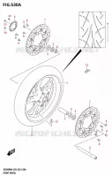 ROUE AVANT pour Suzuki GSX 800 2025