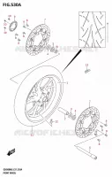 ROUE AVANT pour Suzuki GSX 800 2025