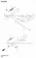 BEQUILLE pour Suzuki BURGMAN 125 2024