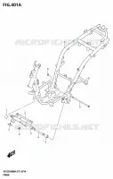 CADRE pour Suzuki BURGMAN 125 2024