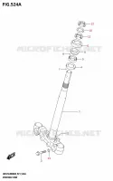 COLONNE DE DIRECTION pour Suzuki BURGMAN 125 2024