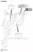 ETIQUETTE pour Suzuki BURGMAN 125 2024