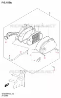 FILTRE A AIR pour Suzuki BURGMAN 125 2024