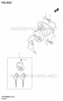 JEU DE SERRURES pour Suzuki BURGMAN 125 2024