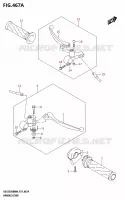 LEVIERS   POIGNEES pour Suzuki BURGMAN 125 2024