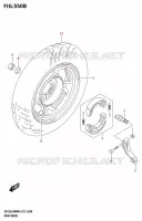 ROUE ARRIERE pour Suzuki BURGMAN 125 2024