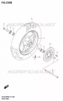ROUE AVANT pour Suzuki BURGMAN 125 2024