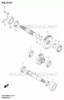 TRANSMISSION (2) pour Suzuki BURGMAN 125 2024