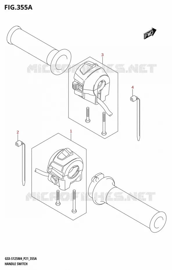 COMMODOS Suzuki MOTO 125 GSX-S 2024  GSX-S125RL / GSX-S125RLX M4 (P21)