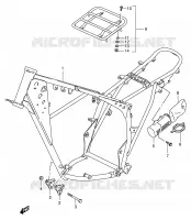 CADRE pour Suzuki TS-ER 125 1998