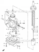 CARBURATEUR pour Suzuki TS-ER 125 1998