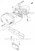 FEU ARRIERE pour Suzuki TS-ER 125 1998
