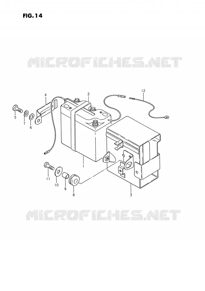 BATTERIE (MODELE Z/K,MODELE P E6,P9) Suzuki MOTO 185 TS-ER 1982  TS185ERZ(E24)