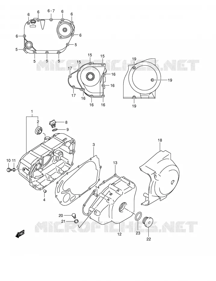 CARTER Suzuki MOTO 250 INTRUDER 2000  VL250Y(E2)