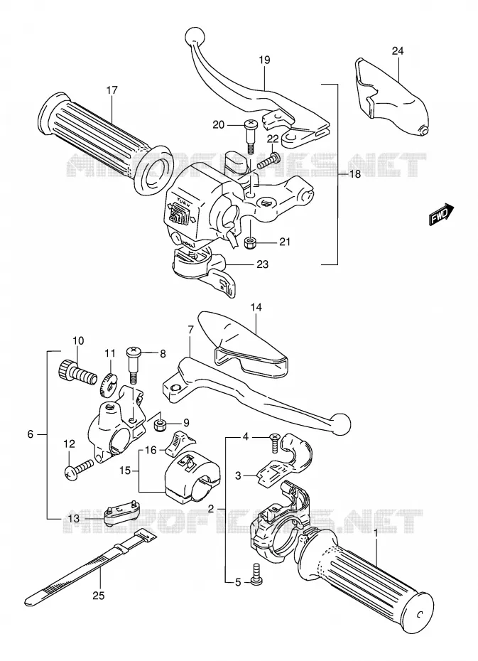 COMMODOS Suzuki MOTO 50 TS-X 1994  TS50XAR(E4)