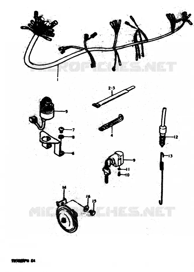 PARTIE ELECTRIQUE (2) Suzuki MOTO 50 TS-ER 1979  TS50ERPDN(N)