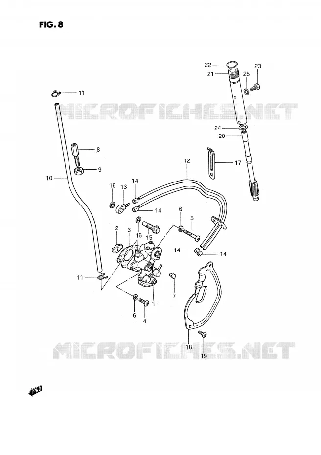 POMPE A HUILE Suzuki MOTO 185 TS-ER 1994  TS185ERR(E24)