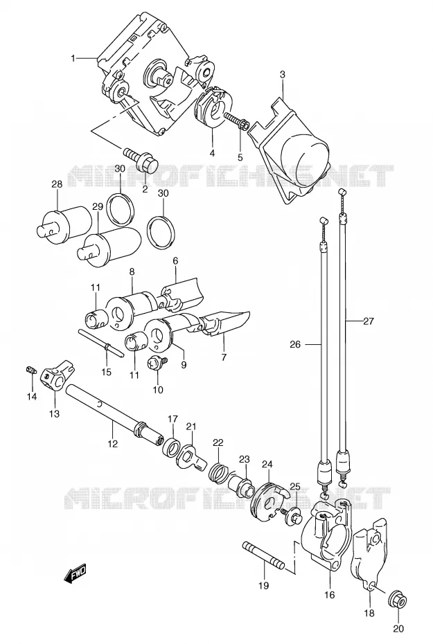 VALVE D'ECHAPPEMENT Suzuki MOTO 125 TS-R 1993  TS125RP(E2)