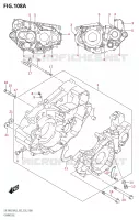 CARTERS MOTEUR pour Suzuki DR-Z 400 2018