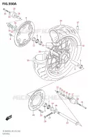 ROUE ARRIERE pour Suzuki DR-Z 400 2018