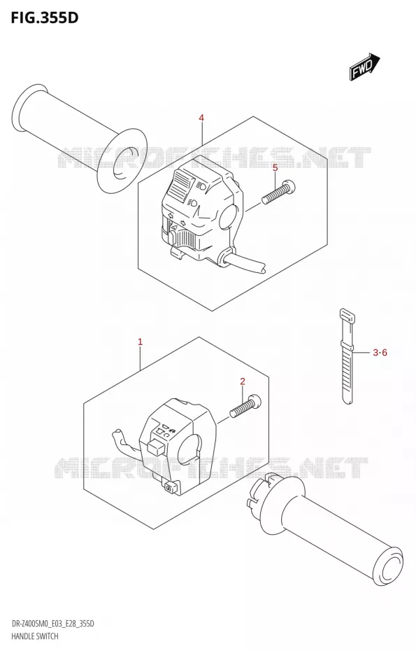 COMMODOS (DR-Z400SM) Suzuki MOTO 400 DR-Z 2020  DR-Z400S M0 (E03,E28,E33)