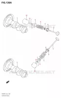 ARBRE A CAMES   SOUPAPES pour Suzuki BURGMAN 400 2007