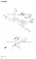 BEQUILLE (K7,K8) pour Suzuki BURGMAN 400 2007