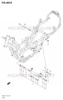 CADRE (K7,K8,K9) pour Suzuki BURGMAN 400 2007