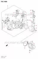 CORPS DE PAPILLON pour Suzuki BURGMAN 400 2007