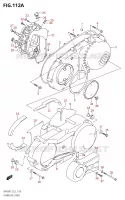 COUVERCLES DE CARTERS (K7,K8) pour Suzuki BURGMAN 400 2007