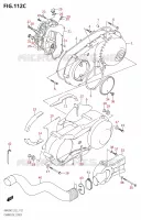COUVERCLES DE CARTERS (L0) pour Suzuki BURGMAN 400 2007